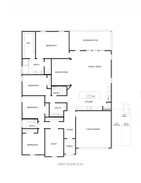 Floorplan - 4633 Vernal Loop Trl, Conroe, TX 77303 photo 1 of 1