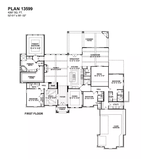Floorplan - 10111 Masdevallia Dr, Simonton, TX 77476 photo 1 of 1