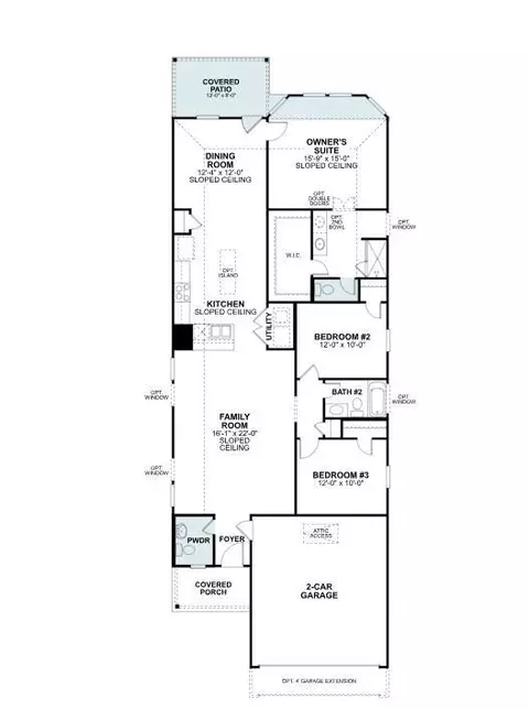 Floorplan - 721 Roaring Falls Dr, Willis, TX 77378 photo 1 of 1