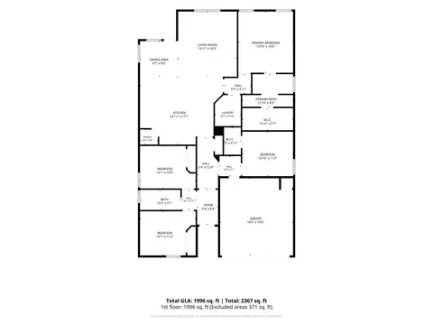 Floorplan - 2729 Skinner Dr, Lorena, TX 76655 photo 1 of 1
