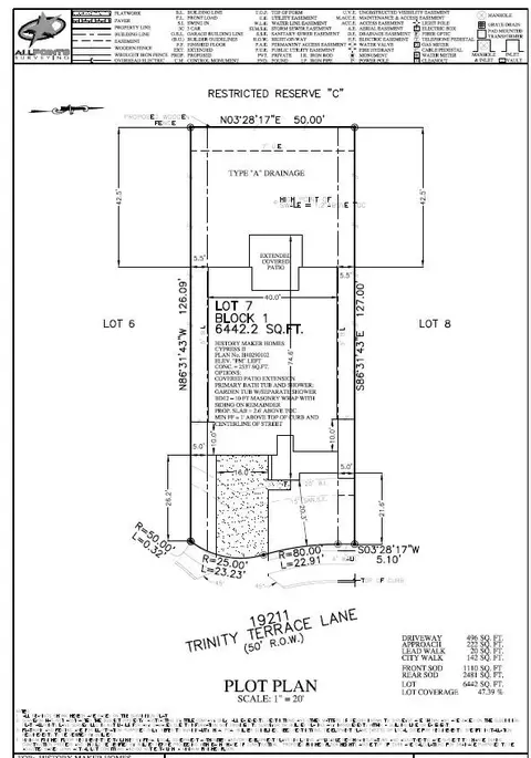 Floorplan - 19211 Trinity Terrace Ln, Spring, TX 77379 photo 3 of 5