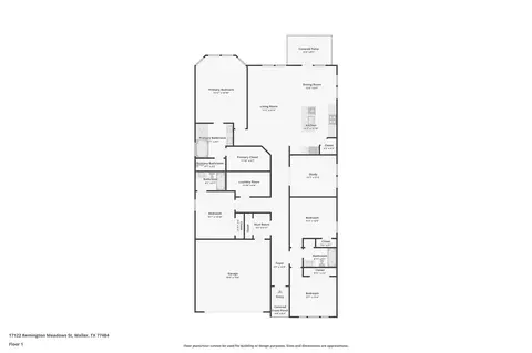 Floorplan - 3003 Clapbread Ln, Rosenberg, TX 77471 photo 1 of 1