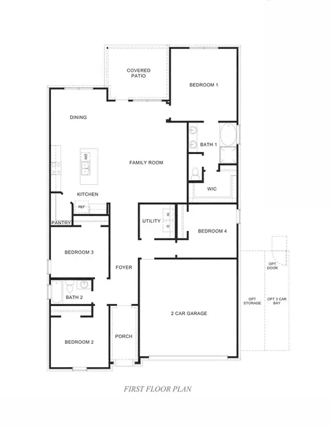 Floorplan - 429 Summerset Landing Ct, Conroe, TX 77304 photo 1 of 1