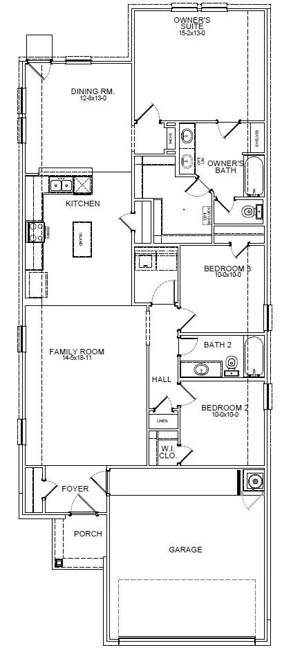 Floorplan - 12239 Danza Dr, Willis, TX 77318 photo 1 of 1