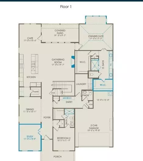 Floorplan - 25403 Schmidt Dr, Katy, TX 77493 photo 1 of 2