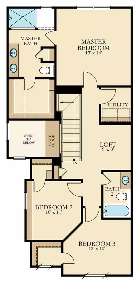 Floorplan - 187 Moon Dance Ct, Conroe, TX 77304 photo 2 of 2