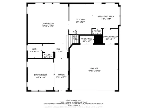 Floorplan - 627 Oak Circle Dr E, Conroe, TX 77301 photo 1 of 2