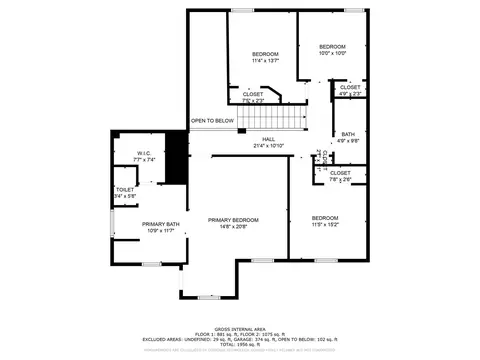 Floorplan - 627 Oak Circle Dr E, Conroe, TX 77301 photo 2 of 2