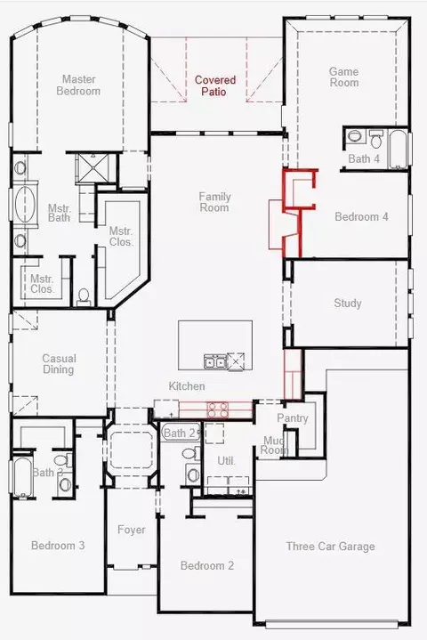 Floorplan - 32115 Pond Pine Ct, Spring, TX 77386 photo 3 of 4