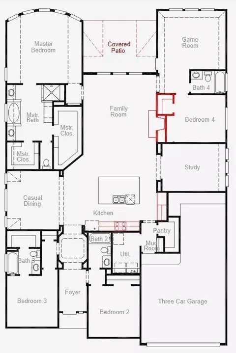 Floorplan - 32115 Pond Pine Ct, Spring, TX 77386 photo 1 of 4