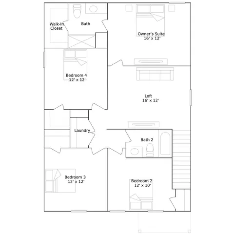 Floorplan - 3020 Sunset Glory Dr, Katy, TX 77493 photo 2 of 2