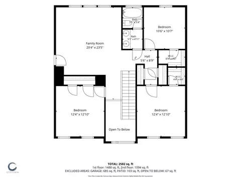 Floorplan - 24815 Giltspur Way, Spring, TX 77389 photo 2 of 3