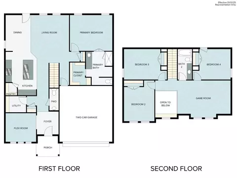 Floorplan - 19226 Trinity Terrace Ln, Spring, TX 77379 photo 1 of 4