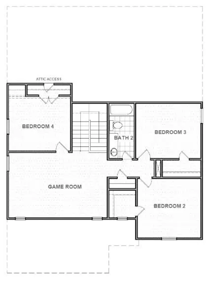 Floorplan - 19226 Trinity Terrace Ln, Spring, TX 77379 photo 3 of 4
