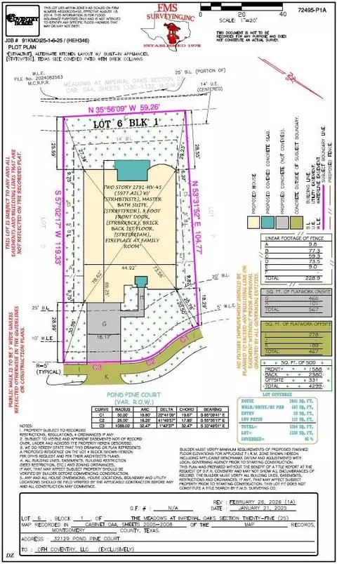 Floorplan - 32129 Pond Pine Ct, Spring, TX 77386 photo 3 of 3