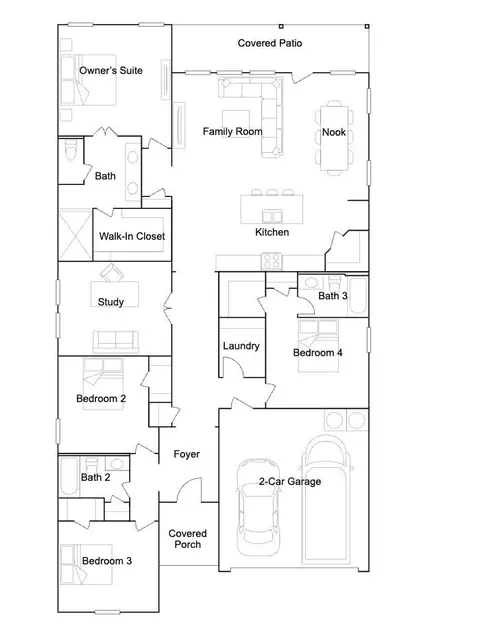 Floorplan - 8015 Jade Crest Dr, Angleton, TX 77515 photo 1 of 1