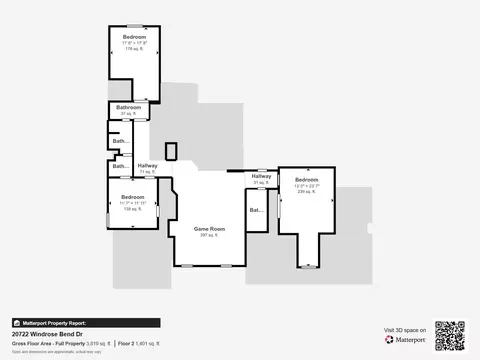 Floorplan - 20722 Windrose Bend Dr, Spring, TX 77379 photo 4 of 4