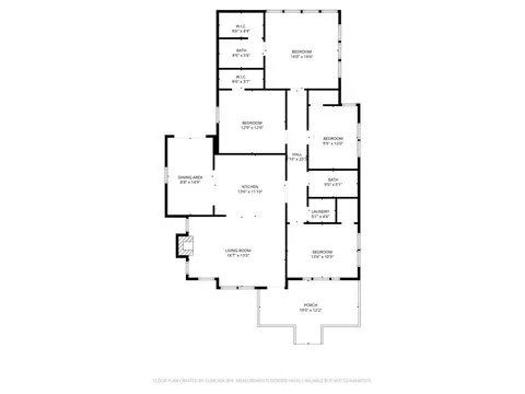 Floorplan - 1602 Mitchell Ave, Waco, TX 76708 photo 1 of 1