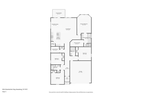 Floorplan - 2035 Murphy Ranch Ct, Conroe, TX 77301 photo 1 of 1