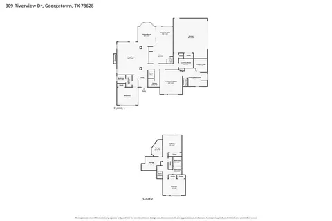 Floorplan - 309 Riverview Dr, Georgetown, TX 78628 photo 1 of 1