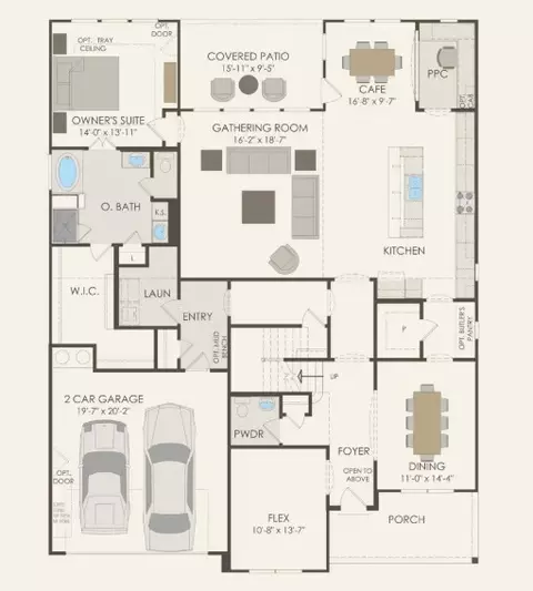 Floorplan - 2913 Wind River Trl, Leander, TX 78641 photo 1 of 2