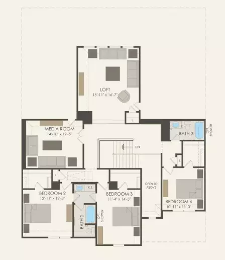 Floorplan - 2913 Wind River Trl, Leander, TX 78641 photo 2 of 2