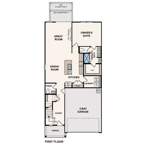 Floorplan - 10607 Trifecta Way, Buda, TX 78610 photo 1 of 2