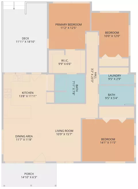 Floorplan - 910 E 54th St, Austin, TX 78751 photo 1 of 1