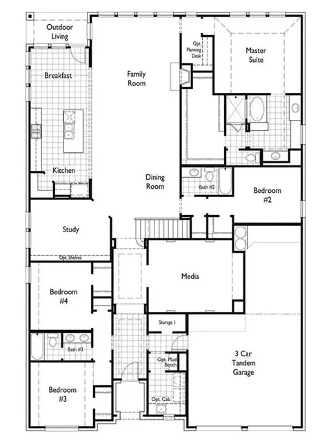 Floorplan - 2429 Adriel Cv, Leander, TX 78641 photo 1 of 1