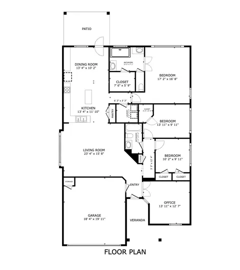 Floorplan - 199 Tailwind Dr, Kyle, TX 78640 photo 1 of 1