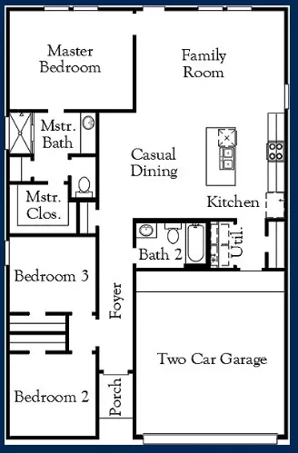 Floorplan - 160 Wind Hl, Jarrell, TX 76537 photo 1 of 1