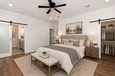 Bedroom - 121 Calvin Smith Ln #A & B, Jarrell, TX 76537 photo 8 of 12