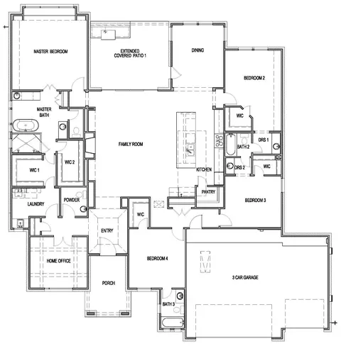 Floorplan - 1220 Stormy Dr, Georgetown, TX 78628 photo 1 of 1