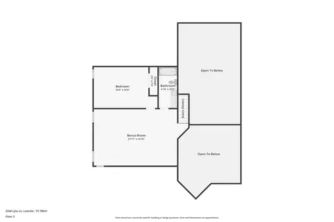 Floorplan - 2336 Lyla Ln, Leander, TX 78641 photo 2 of 3