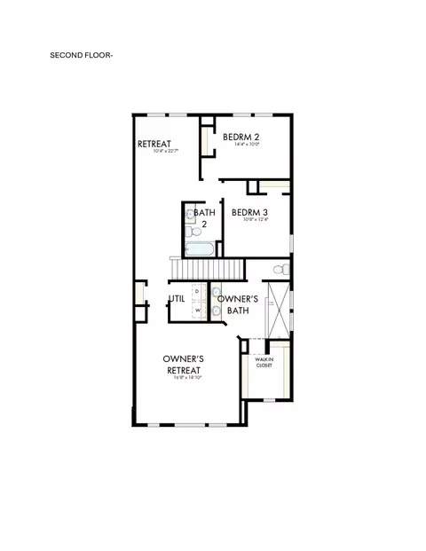 Floorplan - 1073 Brickell Loop # B, Austin, TX 78744 photo 2 of 2