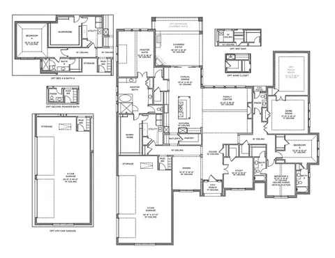 Floorplan - 2453 Lineage Ln, Leander, TX 78641 photo 1 of 1