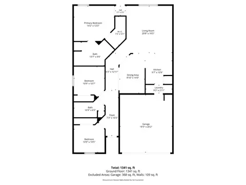 Floorplan - 229 J E Brown Ln, Jarrell, TX 76537 photo 1 of 1