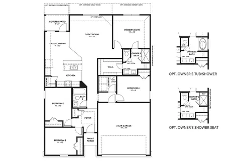 Floorplan - 191 Oriole St, Kyle, TX 78640 photo 1 of 1