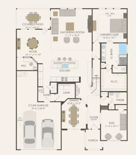 Floorplan - 3017 Delaware St, Leander, TX 78641 photo 1 of 2