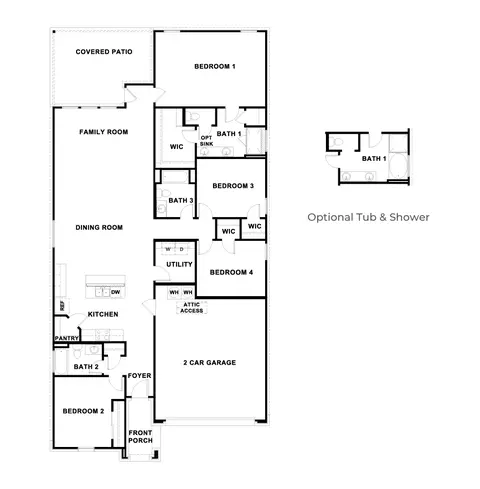 Floorplan - 413 Eagle Canyon Dr, Leander, TX 78641 photo 1 of 1