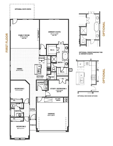 Floorplan - 401 Stellar Wind Dr, Georgetown, TX 78628 photo 1 of 1