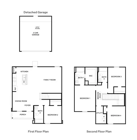 Floorplan - 1047 Phantom Hill Blvd, Buda, TX 78610 photo 1 of 1