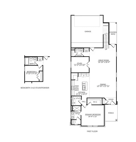 Floorplan - 122 International St, Buda, TX 78610 photo 1 of 2