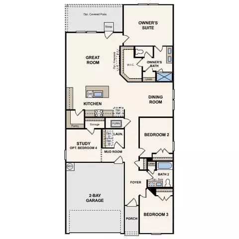 Floorplan - 13404 Final Turn Dr, Buda, TX 78610 photo 1 of 2