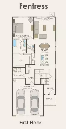 Floorplan - 664 Rubber Tree Way, Buda, TX 78610 photo 1 of 1