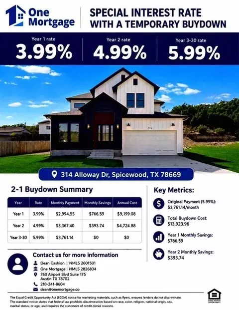 314 Alloway Dr, Spicewood, TX 78669