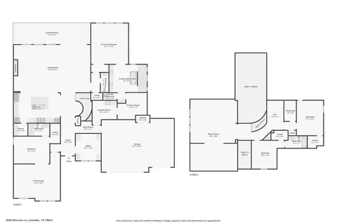 Floorplan - 2029 Murano Ln, Leander, TX 78641 photo 1 of 1