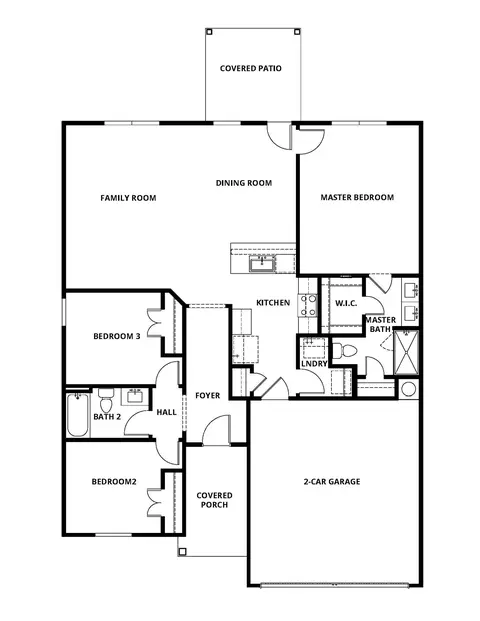 Floorplan - 9617 Gladsome Path, Manor, TX 78653 photo 1 of 1