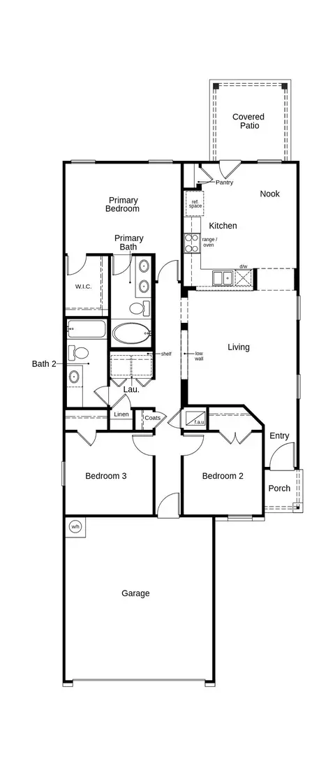 Floorplan - 280 Feathers St, Jarrell, TX 76537 photo 1 of 1