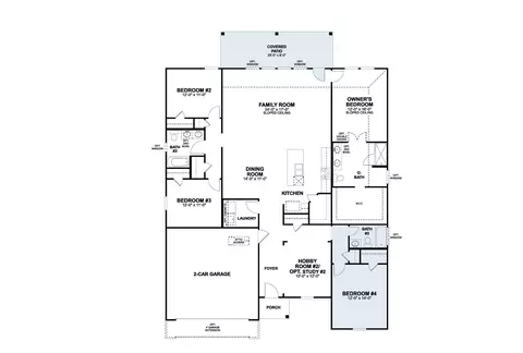 Floorplan - 20009 Cornyn Ln, Manor, TX 78653 photo 1 of 1